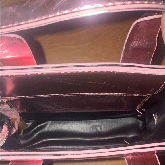 Fashion Metallic Pink Mini Tote Bag - Picture 9 of 13